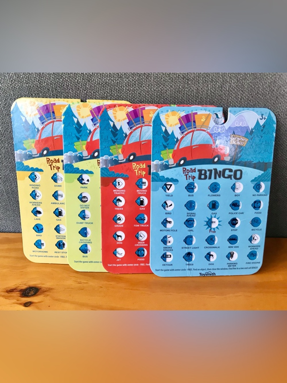 NEW Road Trip Bingo Travel Car Game Fun For All Ages Passenger Ride Share